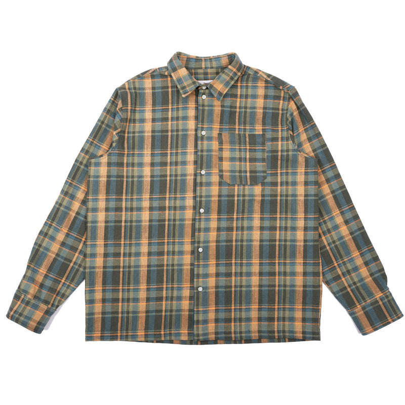 True Shirt - Slub Yarn Flannel - Green