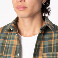 True Shirt - Slub Yarn Flannel - Green