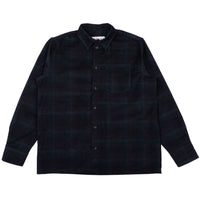 True Shirt - Corduroy Shirting (21W) - Navy / Green