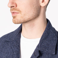 Work Shirt - Herringbone Triple Twist - Indigo
