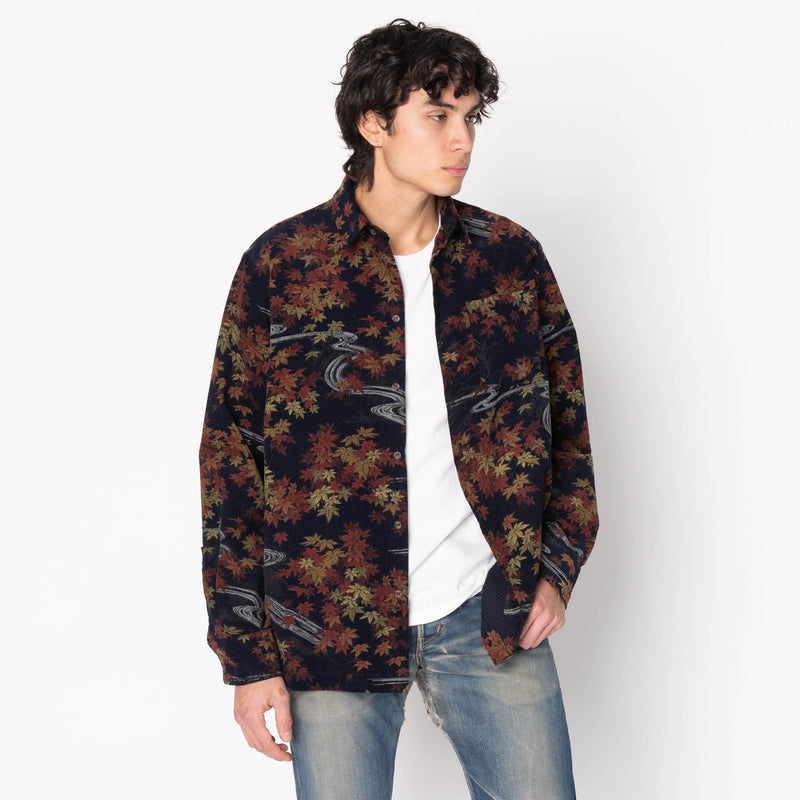 True Shirt - Printed - Autumn - Navy