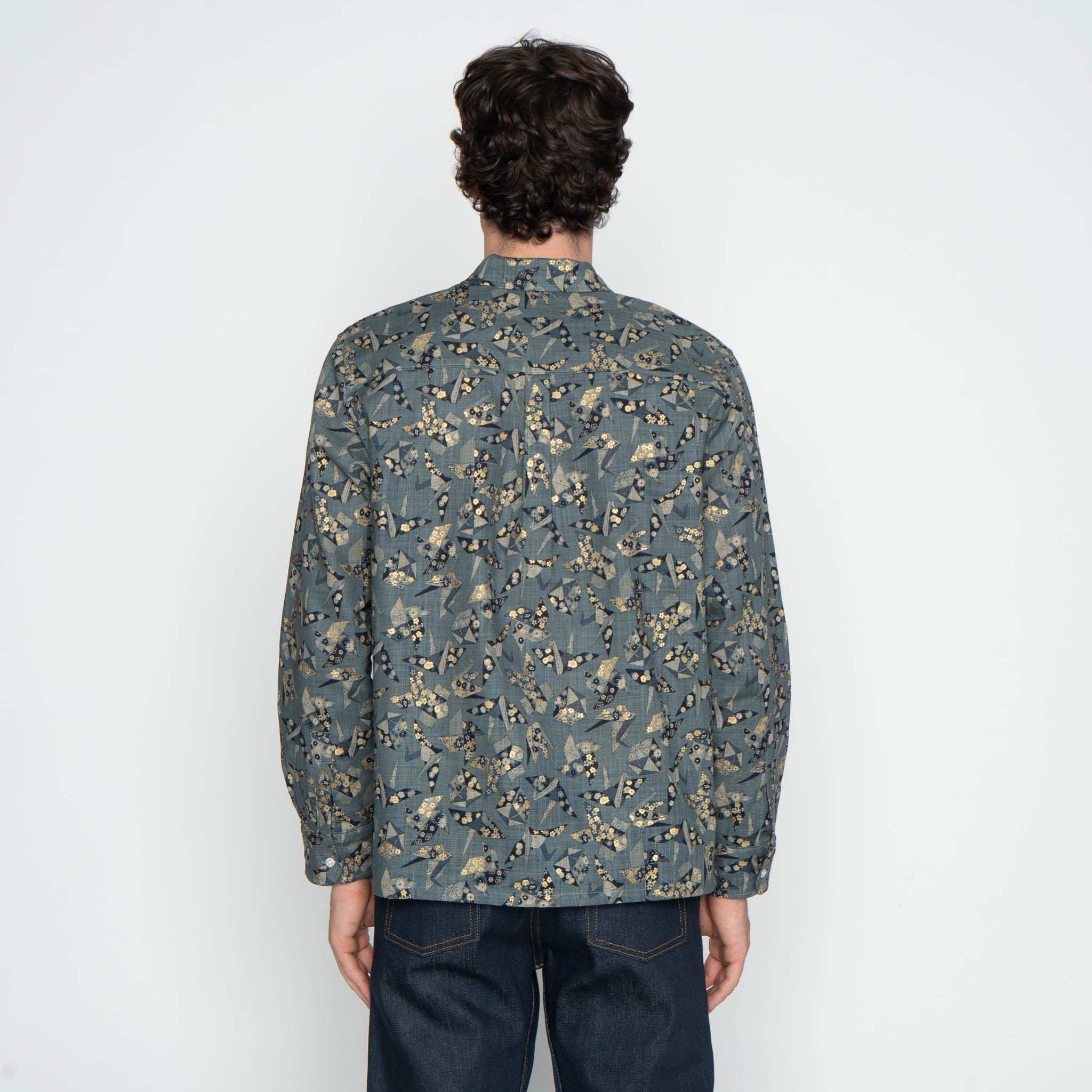 True Shirt - Origami Poplin - Blue by Naked & Famous Denim