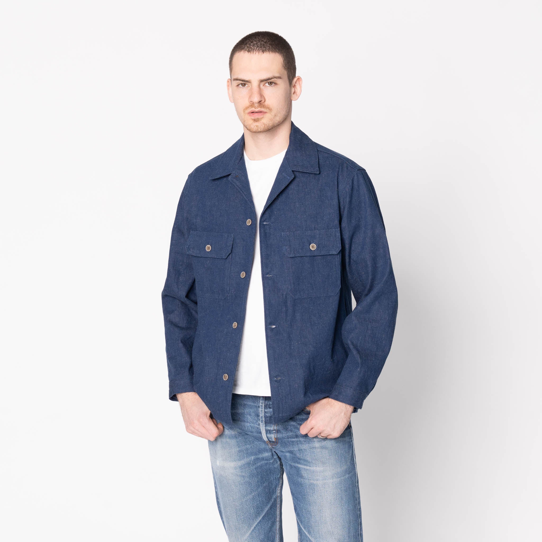Work Shirt - 9.7oz 2/1 Nep Denim by Naked & Famous Denim