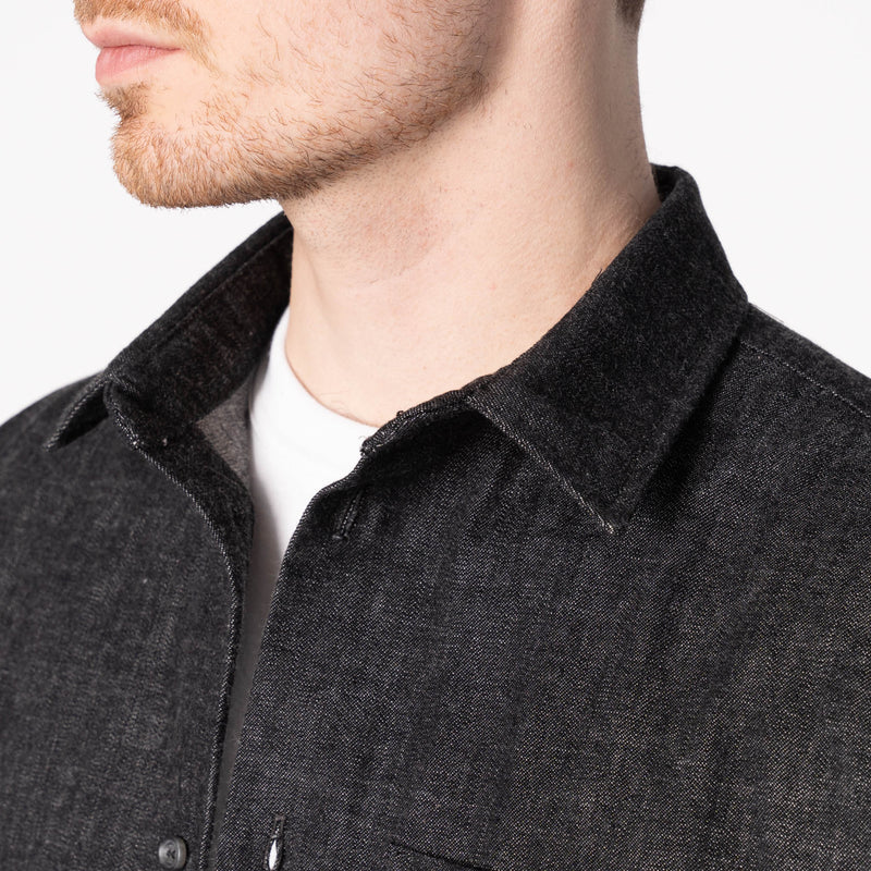 True Shirt - Black Lightweight Denim - Black