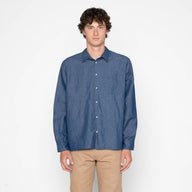 True Shirt - Linen Blend Denim by Naked & Famous Denim