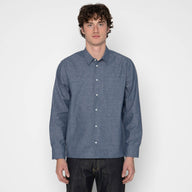 True Shirt - Vintage Selvedge Chambray - Blue by Naked & Famous Denim