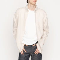 Easy Shirt - French Linen Fine Canvas - Ecru | Naked & Famous Denim