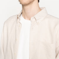 Easy Shirt - French Linen Fine Canvas - Ecru | Naked & Famous Denim