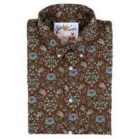 Easy Shirt - Bandana Cloth - Brown | Naked & Famous Denim