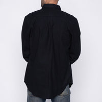 Easy Shirt - Solid Flannel - Black | Naked & Famous Denim