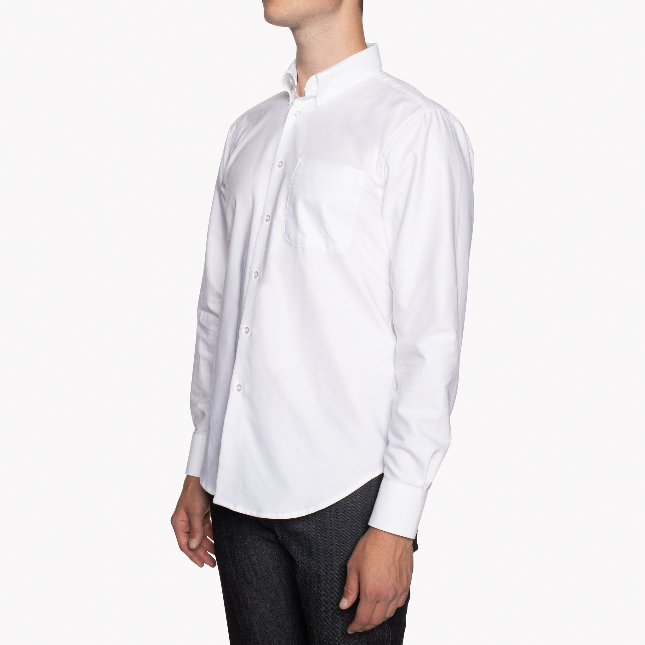 Easy Shirt - Cotton Oxford - White by Naked & Famous Denim