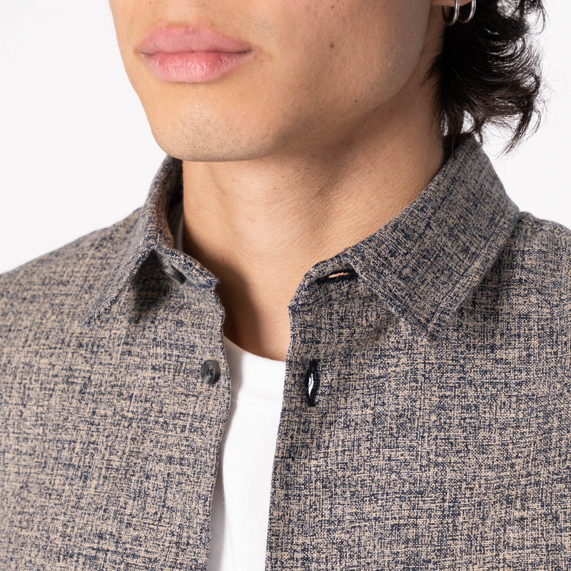 True Shirt - Kimono Scramble - Indigo
