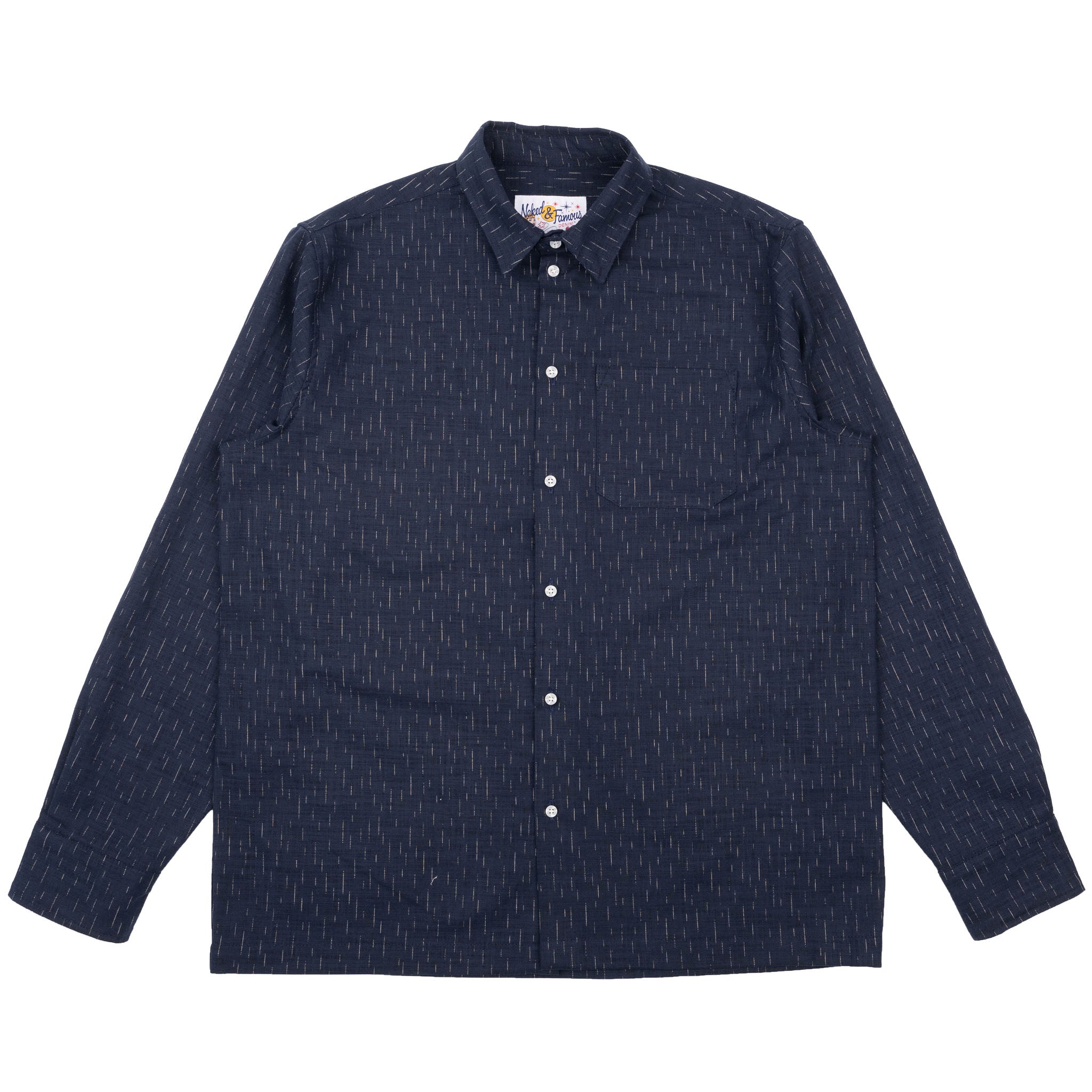 True Shirt - Kimono Rain - Indigo by Naked & Famous Denim