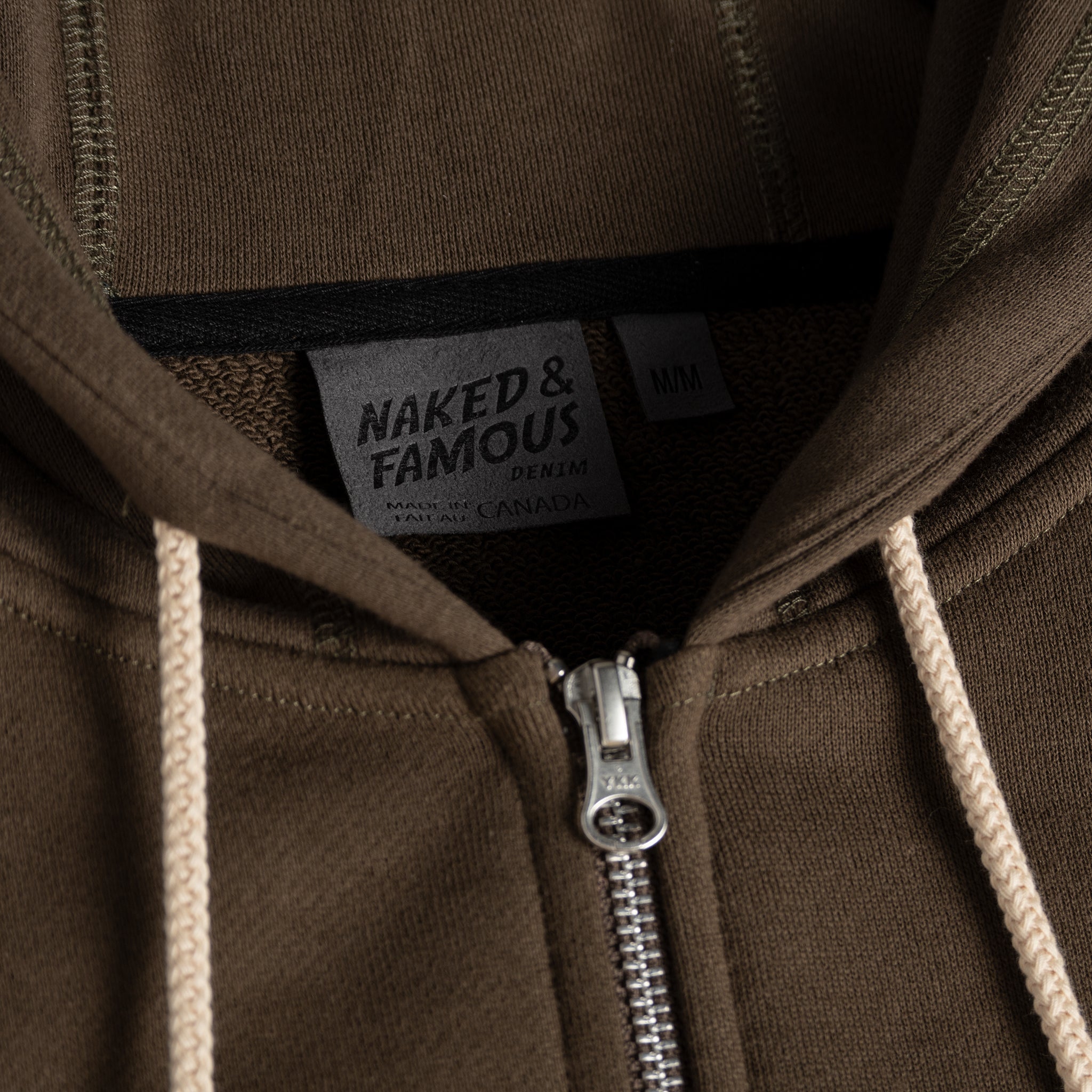 Zip Hoodie - Heavyweight Terry - Hunter by Naked & Famous Denim