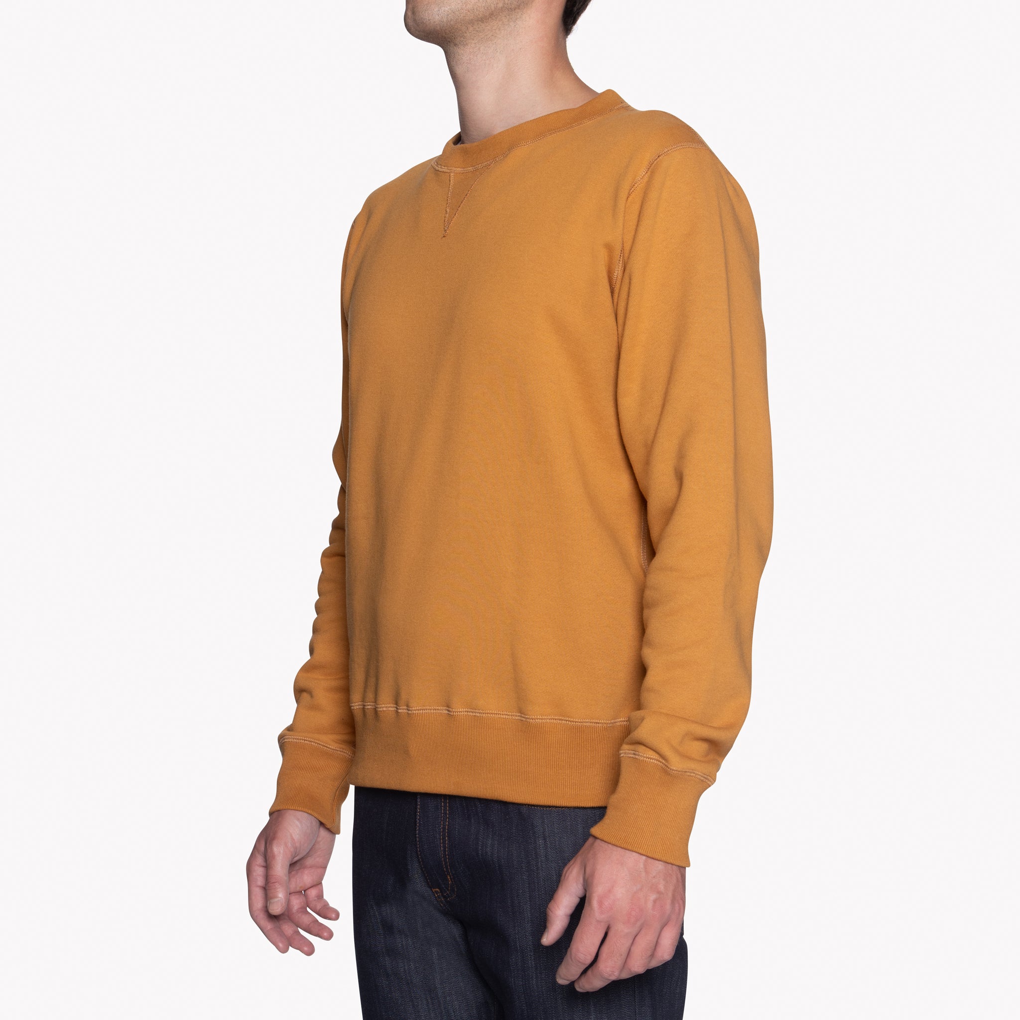 Crewneck - Heavyweight Terry - Amber by Naked & Famous Denim