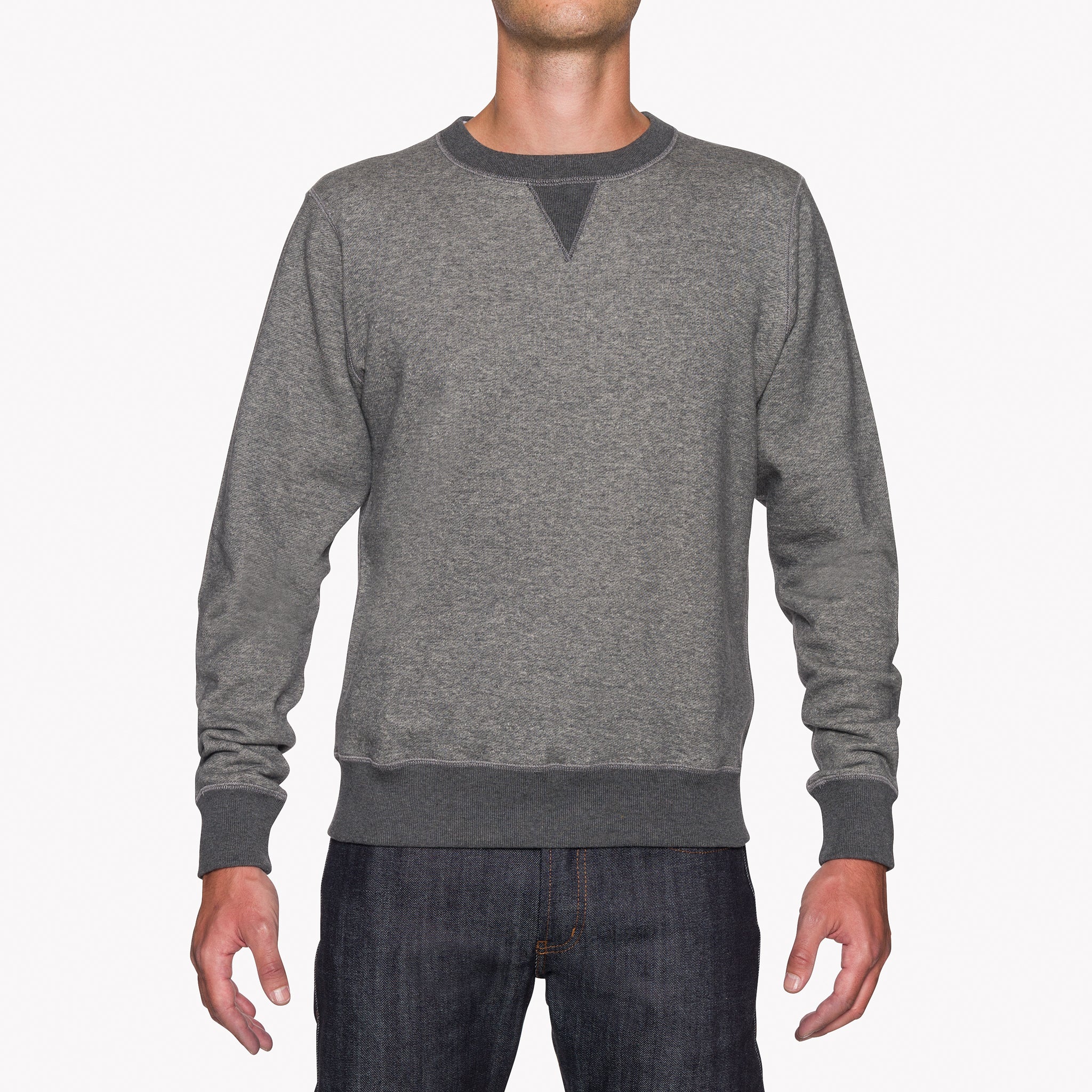 Crewneck - Heavyweight Terry - Charcoal by Naked & Famous Denim