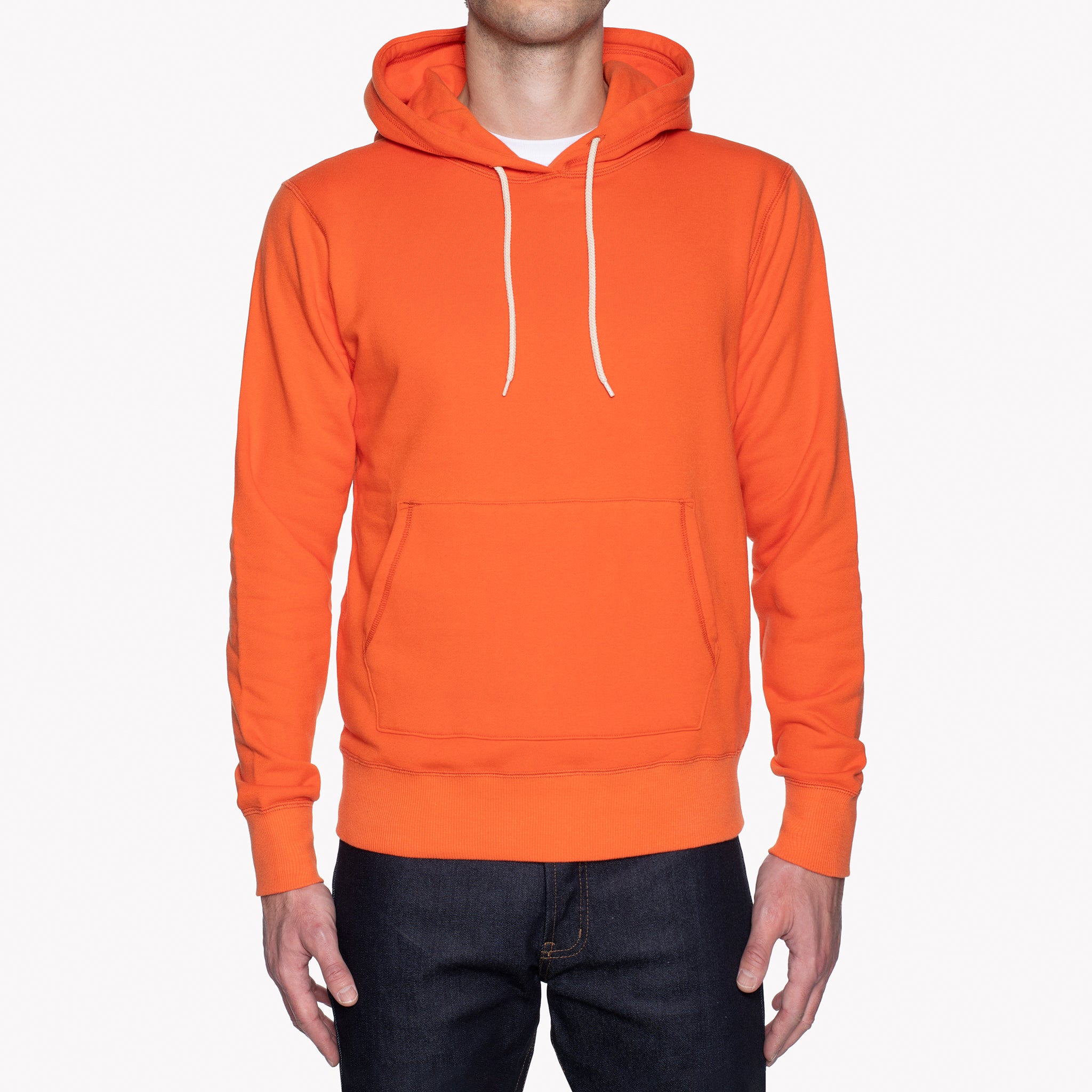 Pullover Hoodie - Orange Terry by Naked & Famous Denim