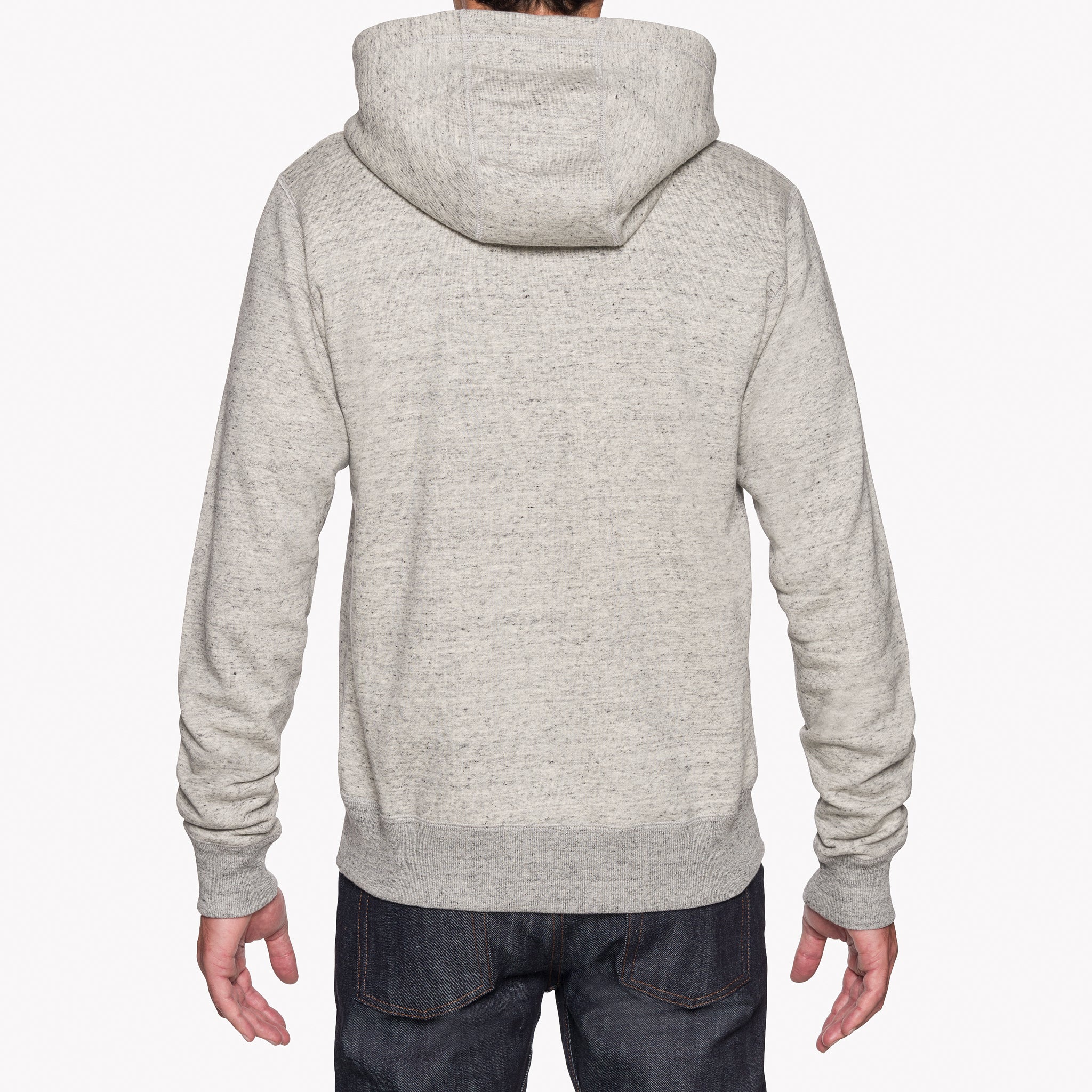 Zip Hoodie - Heavyweight Terry - Grey by Naked & Famous Denim
