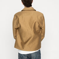 Zip Jacket - Brushed Jungle Cloth - Tan