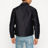 Zip Jacket - Brushed Jungle Cloth - Navy