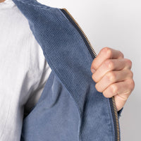 Zip Chore - Faded Corduroy Organic -  Indigo