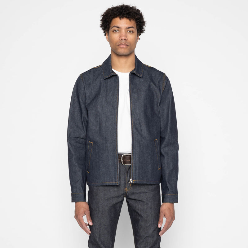 Zip Jacket - Left Hand Twill Denim
