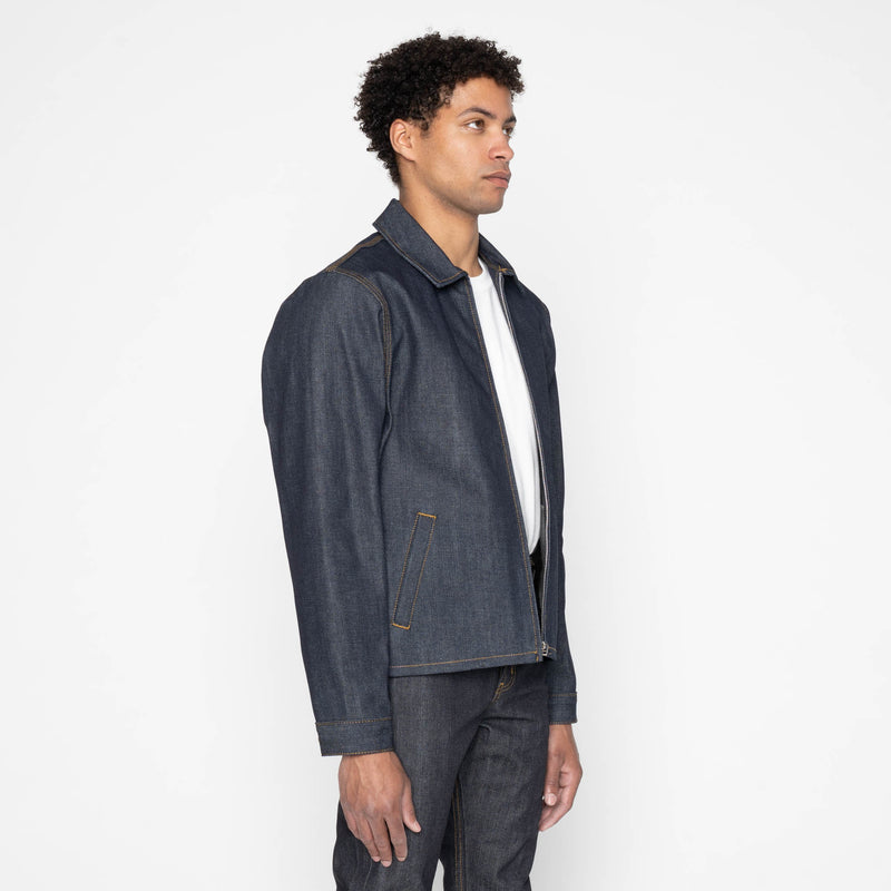Zip Jacket - Left Hand Twill Denim