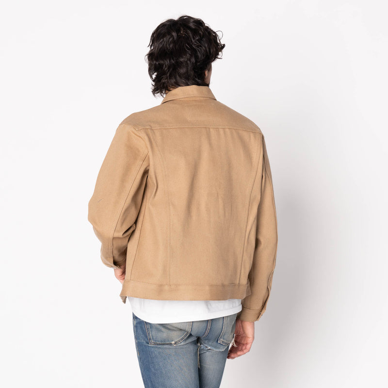 Denim Jacket  -  Brown Fox Selvedge - Brown