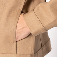Denim Jacket  -  Brown Fox Selvedge - Brown
