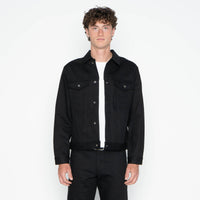 Denim Jacket - Solid Black Selvedge
