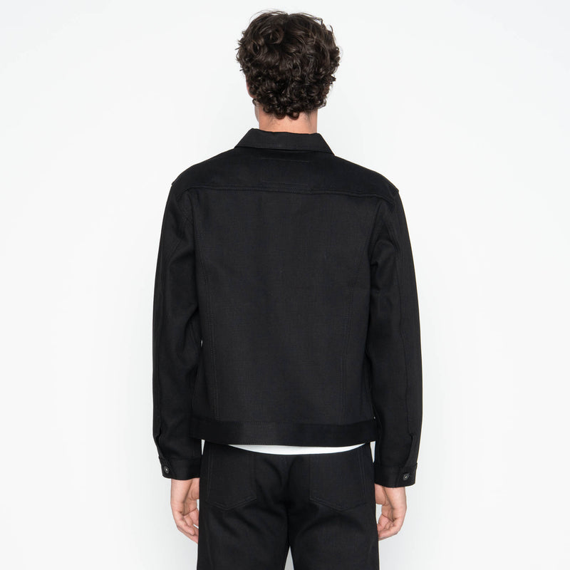 Denim Jacket - Solid Black Selvedge