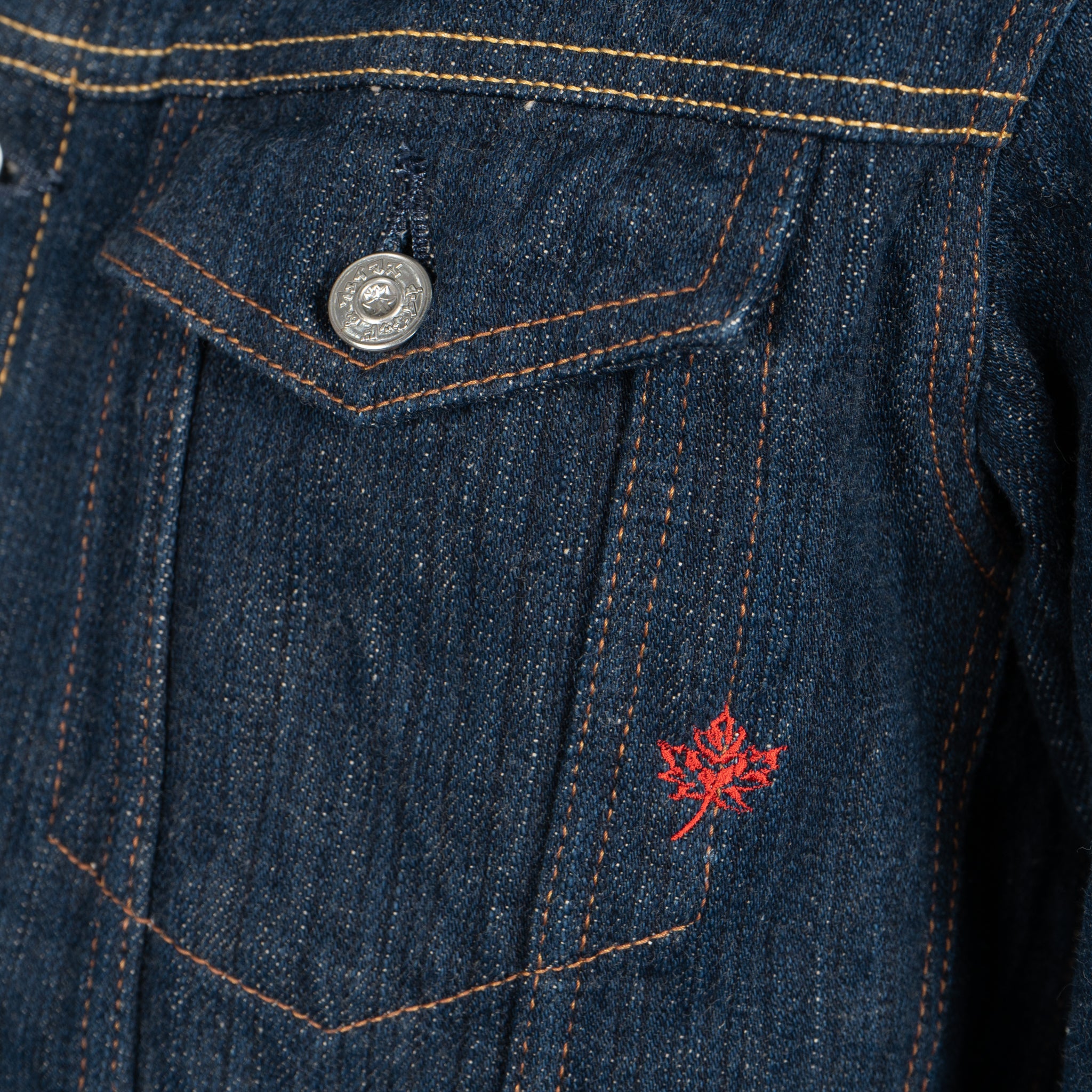 Denim Jacket - MIJ9 - "Tennen Ai" Natural Indigo Slub Selvedge by Naked & Famous Denim