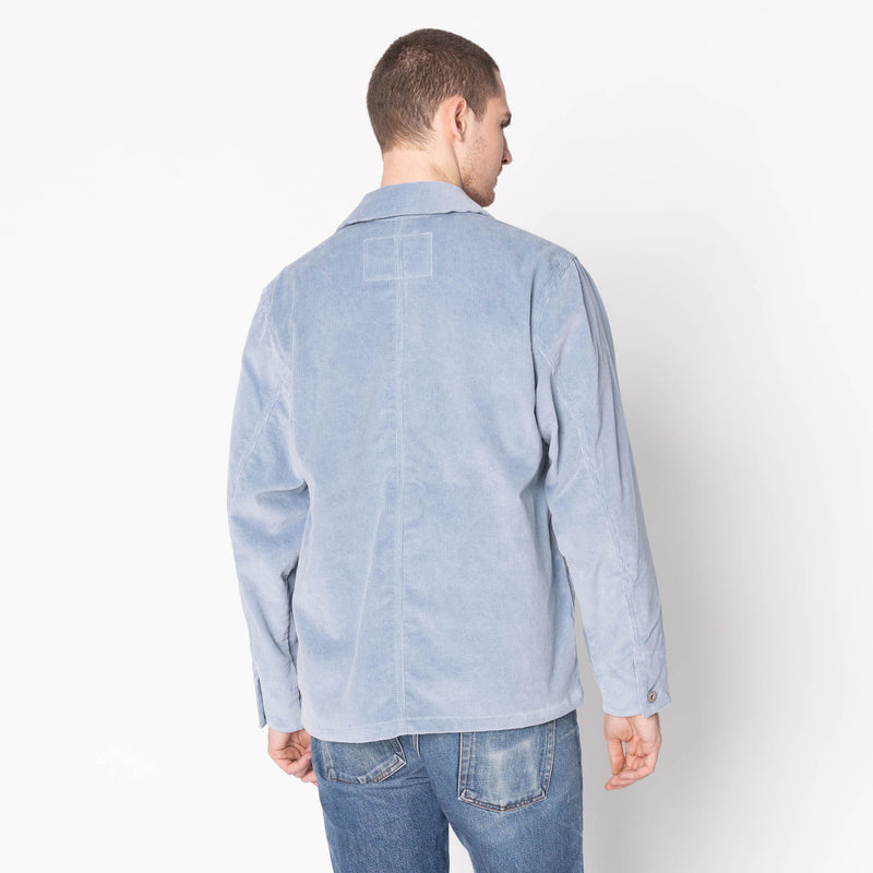 Chore Coat - Faded Corduroy Organic - Pale Indigo