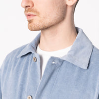 Chore Coat - Faded Corduroy Organic - Pale Indigo