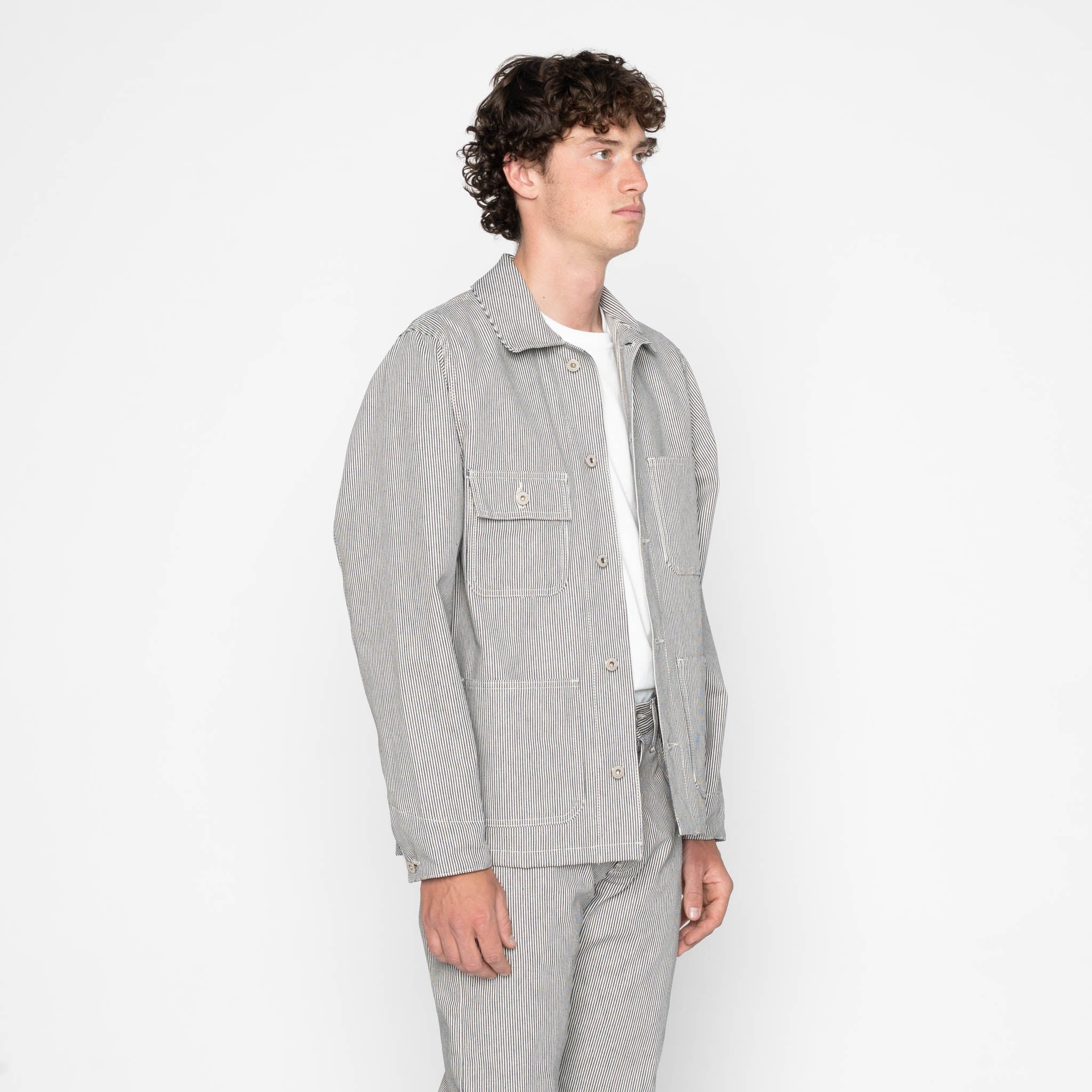 Chore Coat - Selvedge Hickory by Naked & Famous Denim