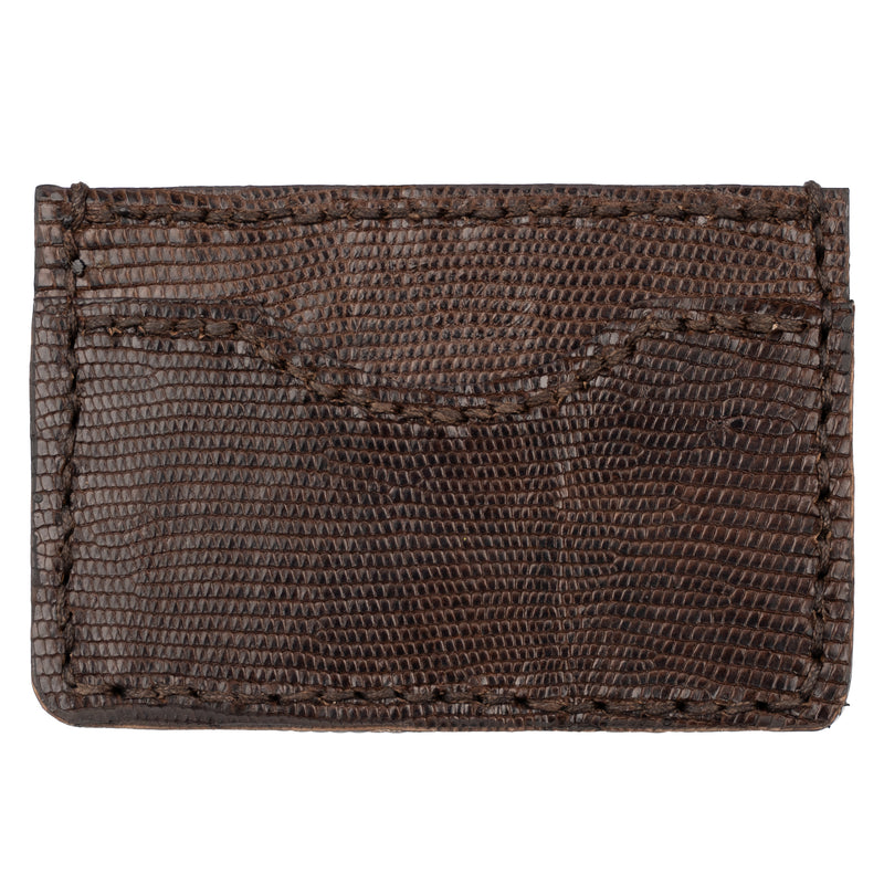 Card Case - Brown Lizard | Naked & Famous Denim