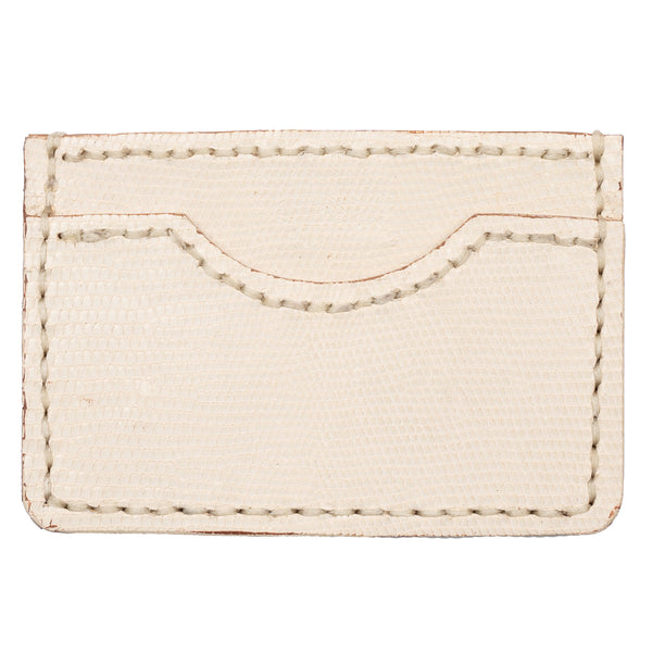 Card Case - Ivory Lizard | Naked & Famous Denim