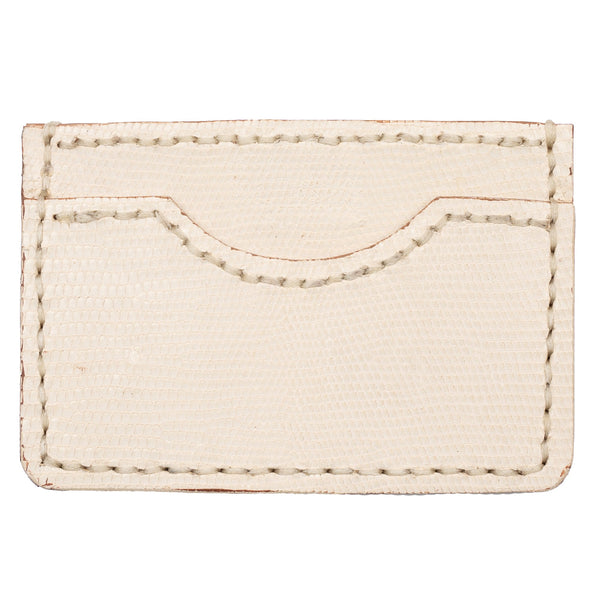 Card Case - Ivory Lizard by Naked & Famous Denim