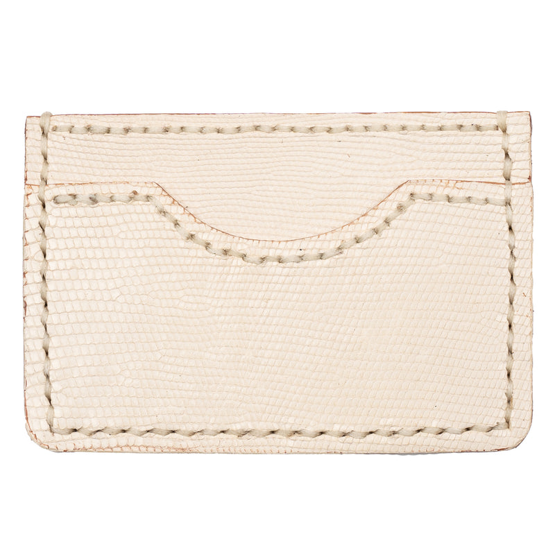 Card Case - Ivory Lizard | Naked & Famous Denim