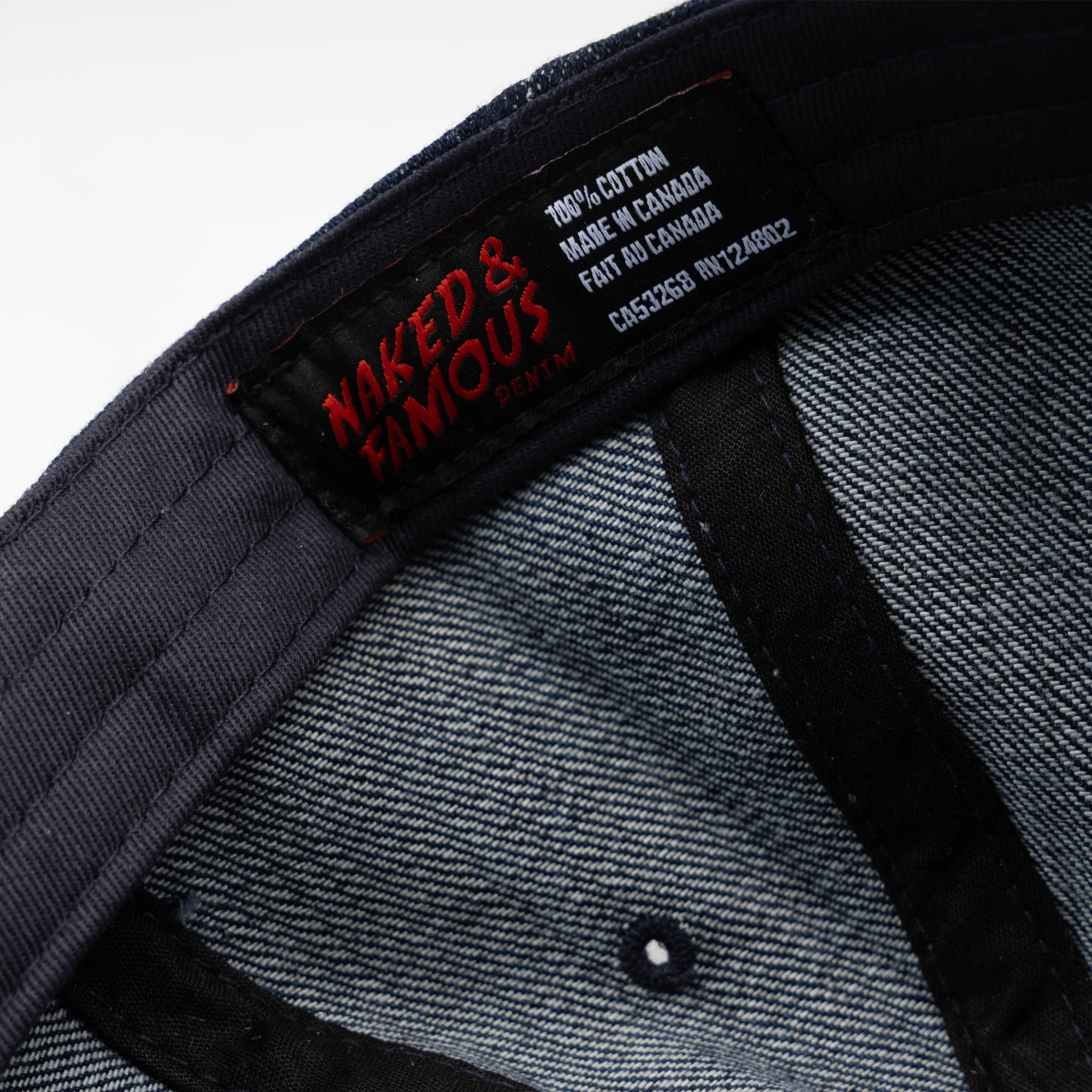New Selvedge Denim Dad Hats, Made in Canada