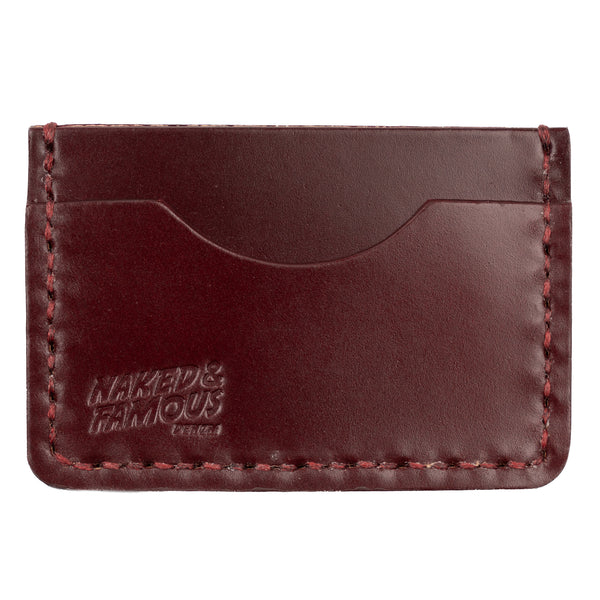 Card Case - Cordovan Leather - Oxblood