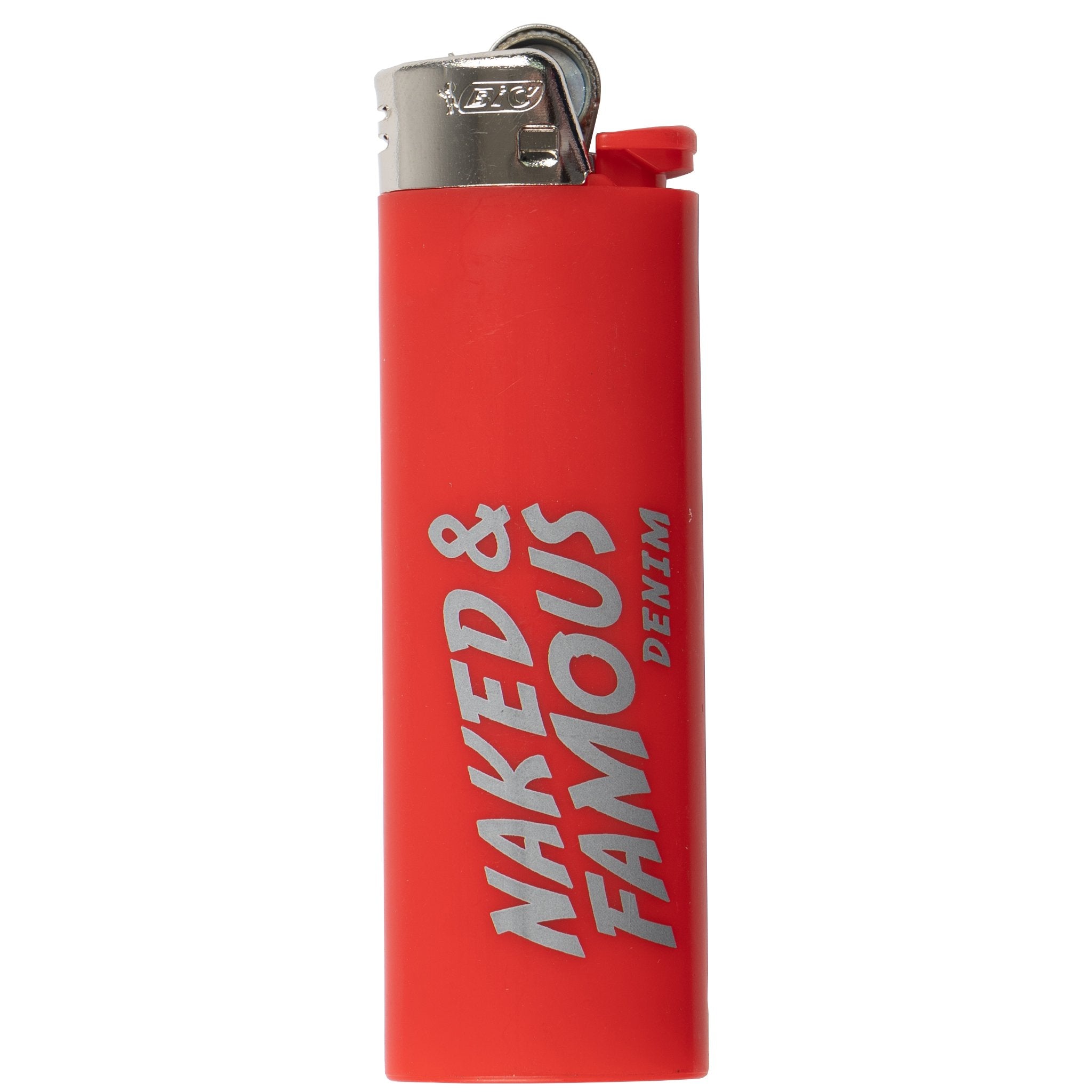 Bic Logo Lighter - Red by Naked & Famous Denim