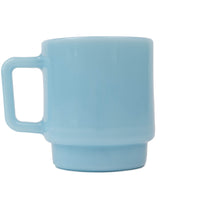 Milk Glass Stackable Mug - Delphite Blue