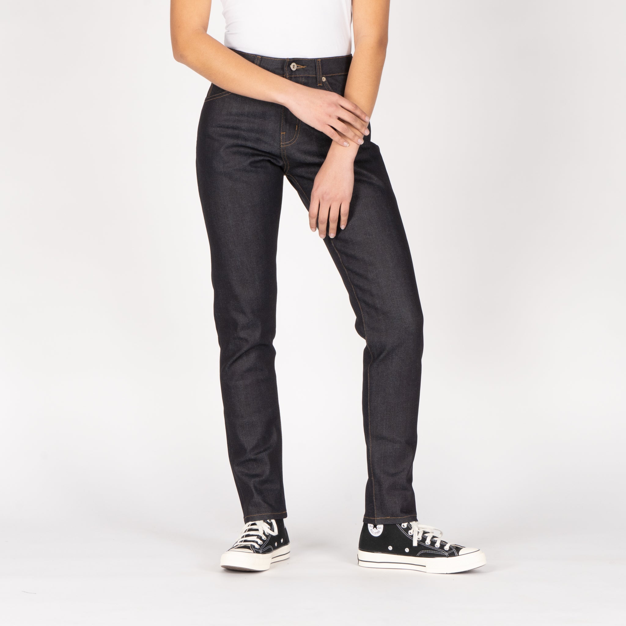 Women's - Max - Nightshade Stretch Selvedge by Naked & Famous Denim