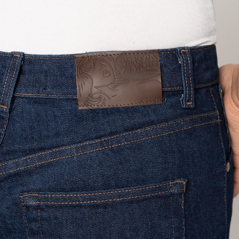 Max - Blue Comfort Stretch Selvedge | Naked & Famous Denim