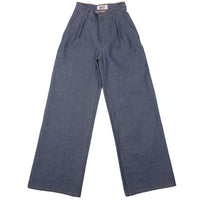 Wide Leg Trouser  - Natural Indigo - Indigo