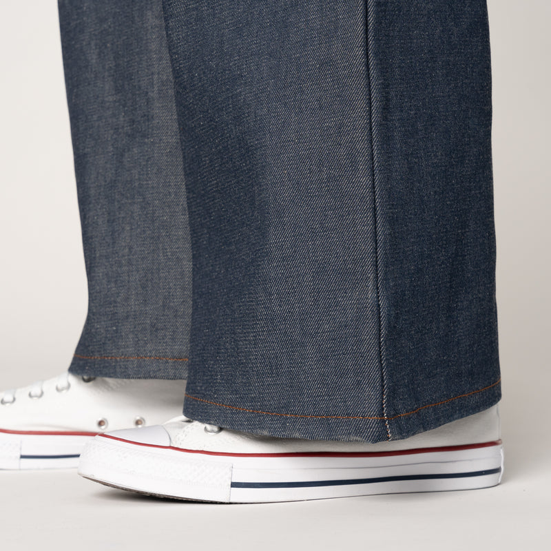 Wide Leg Trouser - Nartural Indigo Denim | Naked & Famous Denim