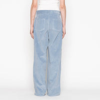 Wide Leg Trouser - Faded Corduroy Organique - Pale Indigo