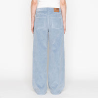 Wide Wild West  - Organic Faded Corduroy - Pale Indigo