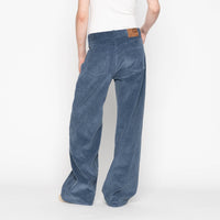 Wide Wild West  - Organic Faded Corduroy - Indigo